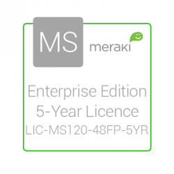 Cisco Meraki Licencia y Soporte Empresarial, 1 Licencia, 5 Años, para MS120-48FP 