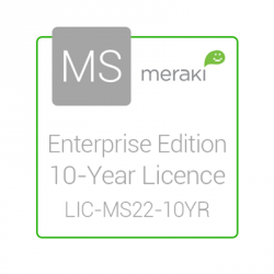 Cisco Meraki Licencia y Soporte Empresarial, 1 Licencia, 10 Años, para MS22 