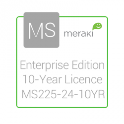 Cisco Meraki Licencia y Soporte Empresarial, 1 Licencia, 10 Años, para MS225-24 