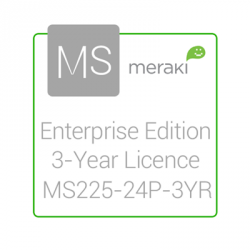 Cisco Meraki Licencia y Soporte Empresarial, 1 Licencia, 3 Años, para MS225-24P 