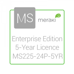 Cisco Meraki Licencia y Soporte Empresarial, 1 Licencia, 5 Años, para MS225-24P 