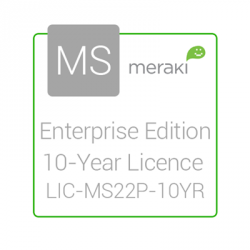 Cisco Meraki Licencia y Soporte Empresarial, 1 Licencia, 10 Años, para MS22P 