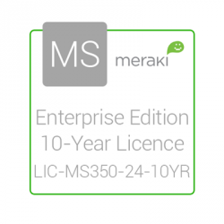 Cisco Meraki Licencia y Soporte Empresarial, 1 Licencia, 10 Años, para MS350-24 