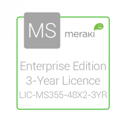 Cisco Meraki Licencia y Soporte Empresarial, 1 Licencia, 3 Años, para MS355-48X2 