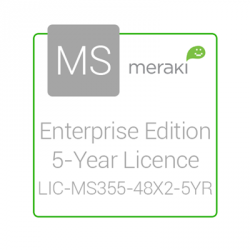Cisco Meraki Licencia y Soporte Empresarial, 1 Licencia, 5 Años, para MS355-48X2 