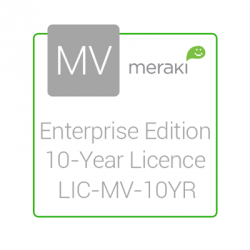 Cisco Meraki Licencia y Soporte Empresarial, 1 Licencia, 10 Años, para MV 