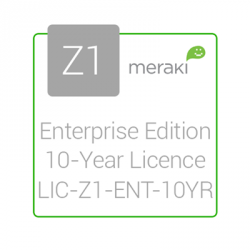 Cisco Meraki Licencia y Soporte Empresarial, 1 Licencia, 10 Años, para Z1 