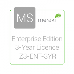 Cisco Meraki Licencia y Soporte Empresarial, 1 Licencia, 3 Años, para Z3 