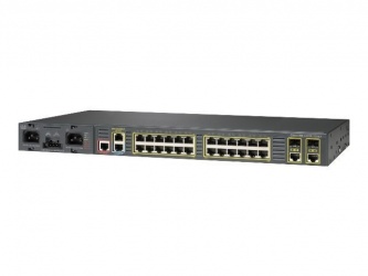 Switch Cisco Fast Ethernet ME 3400E, 24 Puertos 10/100Mbps + 2 Puertos SFP, 8000 Entradas - Administrable 