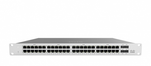 Switch Cisco Meraki Gigabit Ethernet MS120-48LP, 48 Puertos 10/100/1000Mbps + 4 Puertos SFP, 104 Gbit/s, 32.000 Entradas - Administrable ― Requiere trámite de NOM, causando tiempo de entrega extendido 