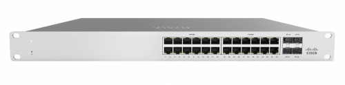 Switch Cisco Meraki Gigabit Ethernet MS125-24P-HW, 24 Puertos PoE 1GbE + 4 Puertos 10GbE SFP+, 128 Gbit/s, 370W, 32.000 Entradas - Administrable 