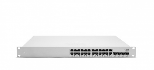 Switch Cisco Meraki Gigabit Ethernet MS350-24P, 24 Puertos PoE 1GbE + 4 Puertos 10GbE SFP+, 370W, 128Gbit/s, 96.000 Entradas - Administrable ― Requiere trámite de NOM, causando tiempo de entrega extendido 