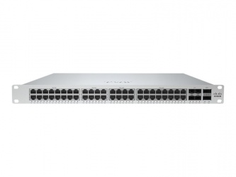 Switch Cisco Meraki Gigabit Ethernet MS355-48X, 32 Puertos PoE 1GbE + 16 Puertos mGbE + 4 Puertos 10GbE SFP+, 2 Puertos 40GbE QSFP+, 740W, 544Gbit/s, 32.000 Entradas - Administrable ― Requiere trámite de NOM, causando tiempo de entrega extendido 