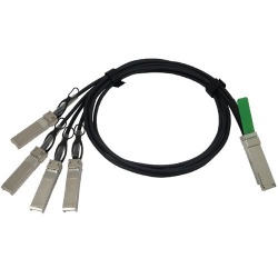 Cisco Cable QSFP-4SFP10G-CU3M= QSFP+ Macho - 4 x SFP+ Macho, 3 Metros, Negro 