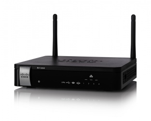 Router Cisco Gigabit Ethernet con Firewall RV130W, 1000 Mbit/s, 4x RJ-45, 2.4GHz, 2 Antenas de 2dBi 