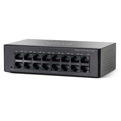 Switch Cisco Fast Ethernet SF110-16, 16 Puertos 10/100Mbps, 3.2 Gbit/s - No Administrable 