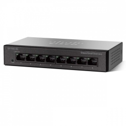 Switch Cisco Fast Ethernet SF110D-08, 8 Puertos 10/100Mbps, 1.6 Gbit/s, 1000 Entradas - No Administrable 
