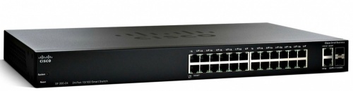 Switch Cisco Fast Ethernet SF220-24, 24 Puertos 10/100Mbps + 2 Puertos SFP, 8.8 Gbit/s, 8192 Entradas - Administrable 