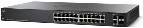Switch Cisco Fast Ethernet SF220-24P PoE 180W, 24 Puertos 10/100Mbps + 2 Puertos SFP, 8.8 Gbit/s, 8192 Entradas - Administrable 