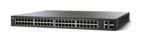 Switch Cisco Fast Ethernet Smart Plus SF220-48, 48 Puertos 10/100Mbps + 2 Puertos SFP, 13.6 Gbit/s, 8192 Entradas - Administrable 