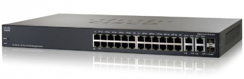 Switch Cisco Fast Ethernet SF300-24MP-K9, 24 Puertos 10/100Mbps, 12.8 Gbit/s - Administrable 