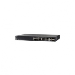 Switch Cisco Fast Ethernet SF550X-24MP-K9, 24 Puertos 10/100Mbps + 2 Puertos SFP+, 84,8 Gbit/s, 16.000 Entradas - Administrable 