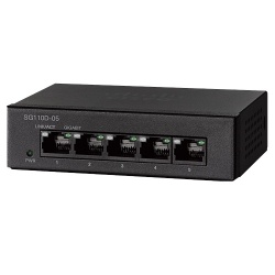 Switch Cisco Gigabit Ethernet SG110D-05, 5  Puertos 10/100/1000Mbps, 10 Gbit/s, 4000 Entradas - No Administrable 