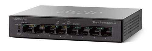 Switch Cisco Gigabit Ethernet SG110D-08, 8 Puertos 10/100/1000Mbps, 16 Gbit/s, 4000 Entradas - No Administrable 