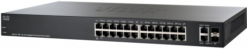 Switch Cisco Gigabit Ethernet SG220-26P, 26 Puertos 10/100/1000Mbps + 2 Puertos SFP, 52 Gbit/s, 8192 Entradas - Administrable 