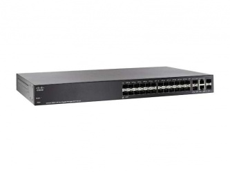 Switch Cisco Gigabit Ethernet SG300-28SFP, 24 Puertos 10/100/1000Mbps + 2 Puertos SFP, 56 Gbit/s, 16.384 Entradas - Administrable 