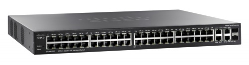Switch Cisco Gigabit Ethernet SG300-52P, 10/100/1000Mbps, 104 Gbit/s, 52 Puertos, 16384 Entradas - Administrable 