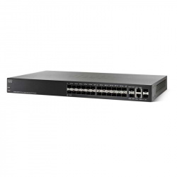 Switch Cisco Gigabit Ethernet SG350-28SFP, 2 Puertos 10/100/1000Mbps + 2 Puertos SFP, 56 Gbit/s, 16.384 Entradas - Administrable 
