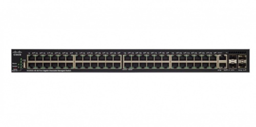 Switch Cisco Gigabit Ethernet SG350X-48, 48 Puertos 10/100/1000Mbps + 2 Puertos SFP+, 176 Gbit/s, 16.000 Entradas - Administrable 