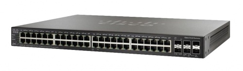 Switch Cisco Gigabit Ethernet Small Business SG350X-48P, 48 Puertos10/100/1000Mbit/s + 2 Puertos SFP/2 Puertos SFP+, 176Gbit/s, 64.000 Entradas - Administrable 