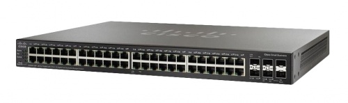 Switch Cisco Gigabit Ethernet Small Business SG350X-48P, 48 Puertos10/100/1000Mbit/s + 2 Puertos SFP/2 Puertos SFP+, 176Gbit/s, 64.000 Entradas - Administrable 