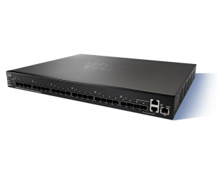 Switch Cisco Gigabit Ethernet SG350XG-24F-K9, 2 Puertos 10/100/1000Mbps + 24 SFP+, 480 Gbit/s, 64.000 Entradas - Administrable 