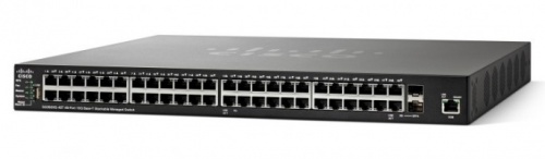 Switch Cisco Gigabit Ethernet SG350XG-48T, 48 Puertos 10/100/1000Mbps + Puertos SFP+, 960 Gbit/s, 64.000 Entradas - Administrable 