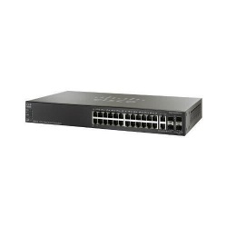 Switch Cisco Gigabit Ethernet SG500-28MPP Max PoE+ Stackable, 24 Puertos 10/100/1000Mbps + 2x Combo + 2x SFP, 72 Gbit/s, 16.000 Entradas - Administrable 