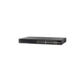 Switch Cisco Gigabit Ethernet SG550X-24-K9, 24 Puertos 10/100/1000Mbps + 2 Puertos SFP+, 128 Gbit/s, 16.000 Entradas - Administrable 