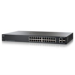 Switch Cisco Gigabit Ethernet SG200-26P, 10/100Mbps, 52Gbit/s, 26 Puertos, 8000 Entradas – Administrable 