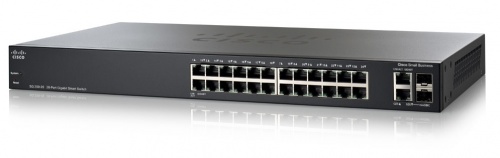 Switch Cisco Gigabit Ethernet SG200-26, 10,100,1000 Mbps, 52Gbit/s, 26 Puertos, 8000 Entradas – Administrable 