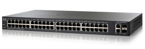 Switch Cisco Fast Ethernet SF200-48, 10/100Mbps, 13.6Gbit/s, 48 Puertos, 8000 Entradas 