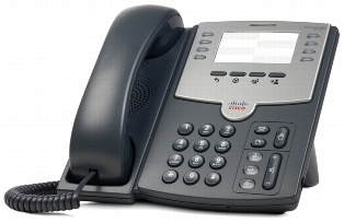 Cisco Teléfono IP de 8 Líneas SPA501G, PoE y PC, 2x RJ-45, Negro 