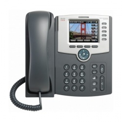 Cisco Teléfono IP de 5 Líneas con Pantalla de Color SPA525G2, Bluetooth, Negro 