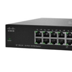 Switch Cisco Fast Ethernet SF 100-24, 24 Puertos 10/100Mbps, 4.8 Gbit/s, 8000 Entradas - No Administrable 