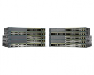 Switch Cisco Fast Ethernet Catalyst 2960-Plus, 24 Puertos 10/100Mbps - Administrable 
