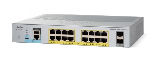 Switch Cisco Gigabit Ethernet Catalyst 2960-L, 16 Puertos 10/100/1000Mbps + 2 Puertos SFP, 36 Gbit/s, 8000 Entradas - Administrable 