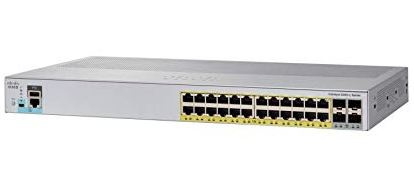 Switch Cisco Gigabit Ethernet Catalyst 2960L, 24 Puertos 10/100/1000 + 4 Puertos SFP+, 56Gbit/s, 8000 Entradas + 2x Access Point Cisco Aironet 1815i, 867 Mbit/s, 2.4/5GHz 