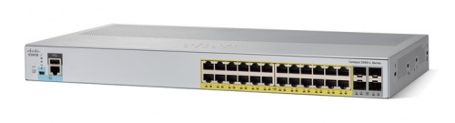 Switch Cisco Gigabit Ethernet Catalyst 2960-L, 24 Puertos 10/100/1000Mbps + 4 Puertos SFP, 56 Gbit/s, 8000 Entradas - Administrable 