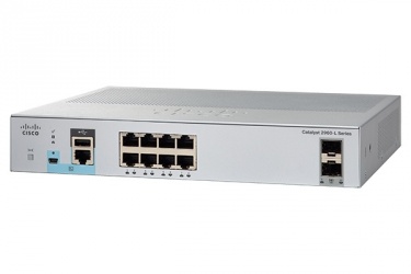 Switch Cisco Gigabit Ethernet WS-C2960L-8TS-LL, 8 Puertos 10/100/1000Mbps + 2 Puertos SFP, 20 Gbit/s, 8000 Entradas - Administrable 